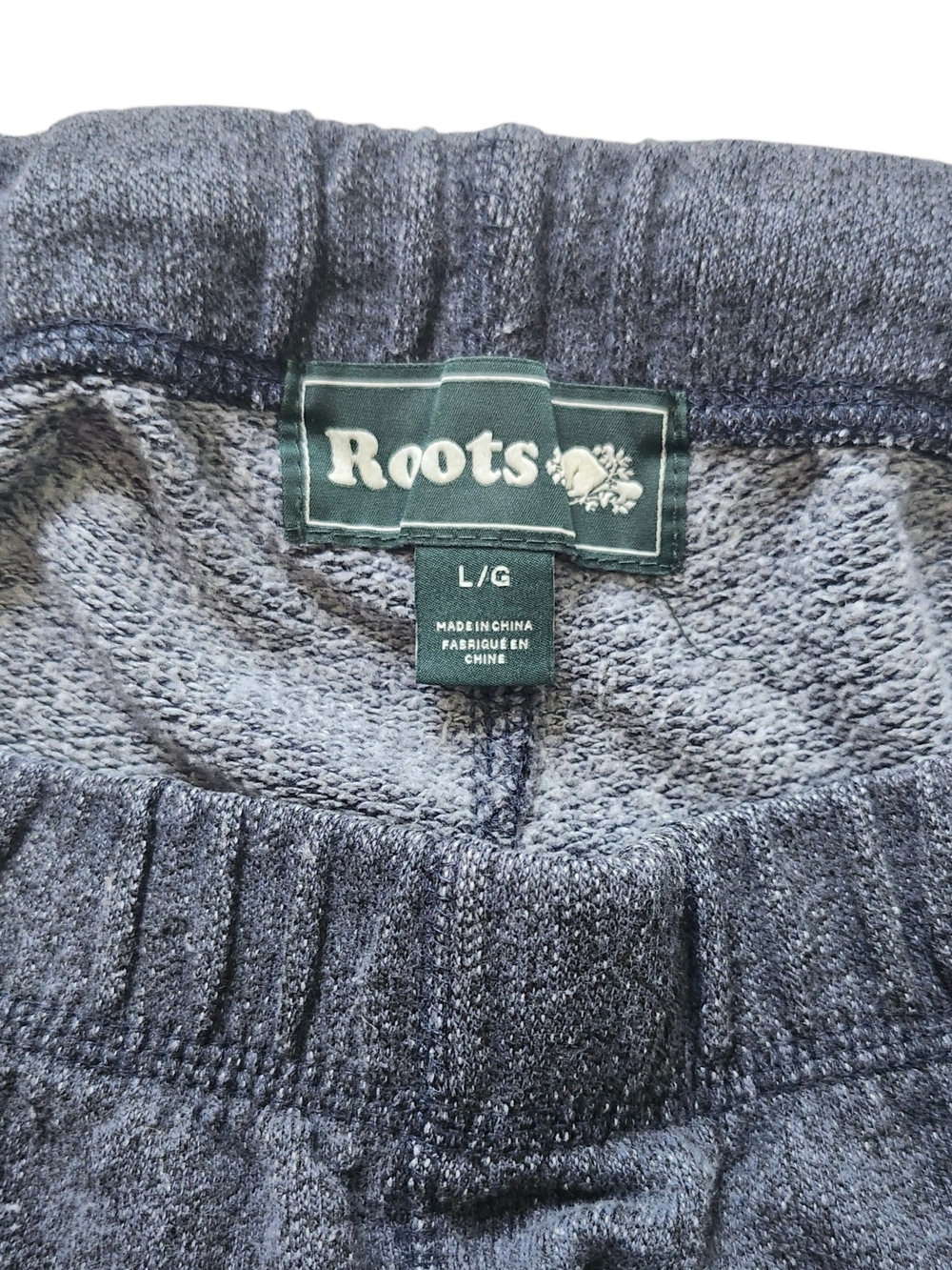 Roots Original Navy Pepper Fleece Sweat Pants - Picture 6 of 7